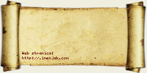 Lepa Džaković vizit kartica